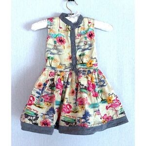 Cutey Couture Tropical Hawaiian Print Dress 2/3 years